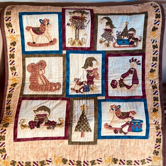 Joyful Baby Quilt - Picture 1 of 5
